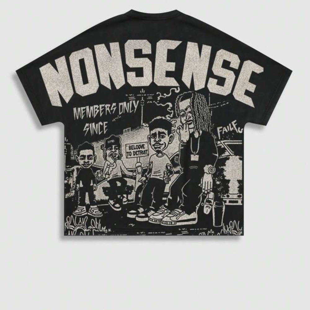 Black Graphic T-Shirt